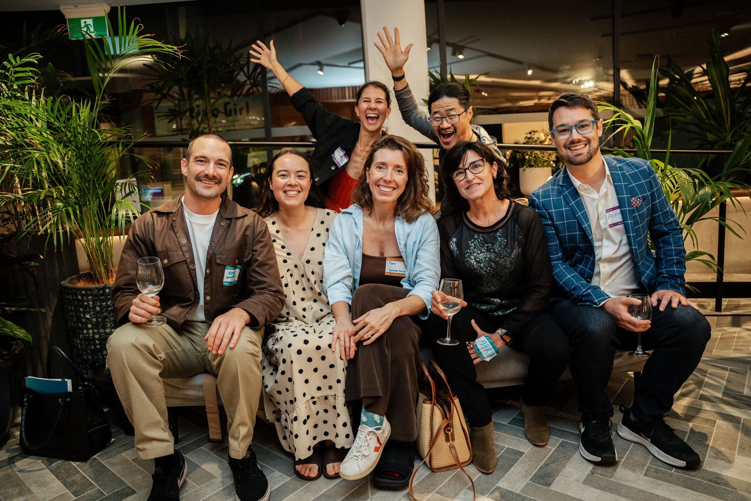Members of The Impact Collab together at a meetup